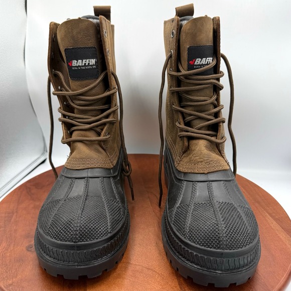 Baffin‎ Yukon Brown Leather Waterproof Arctic Winter Boots TERI-M001 Mens 9 main image 6
